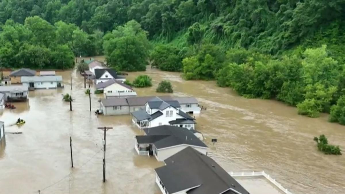 Rescuers battle floodwaters as four people die across 18 Kentucky Districts