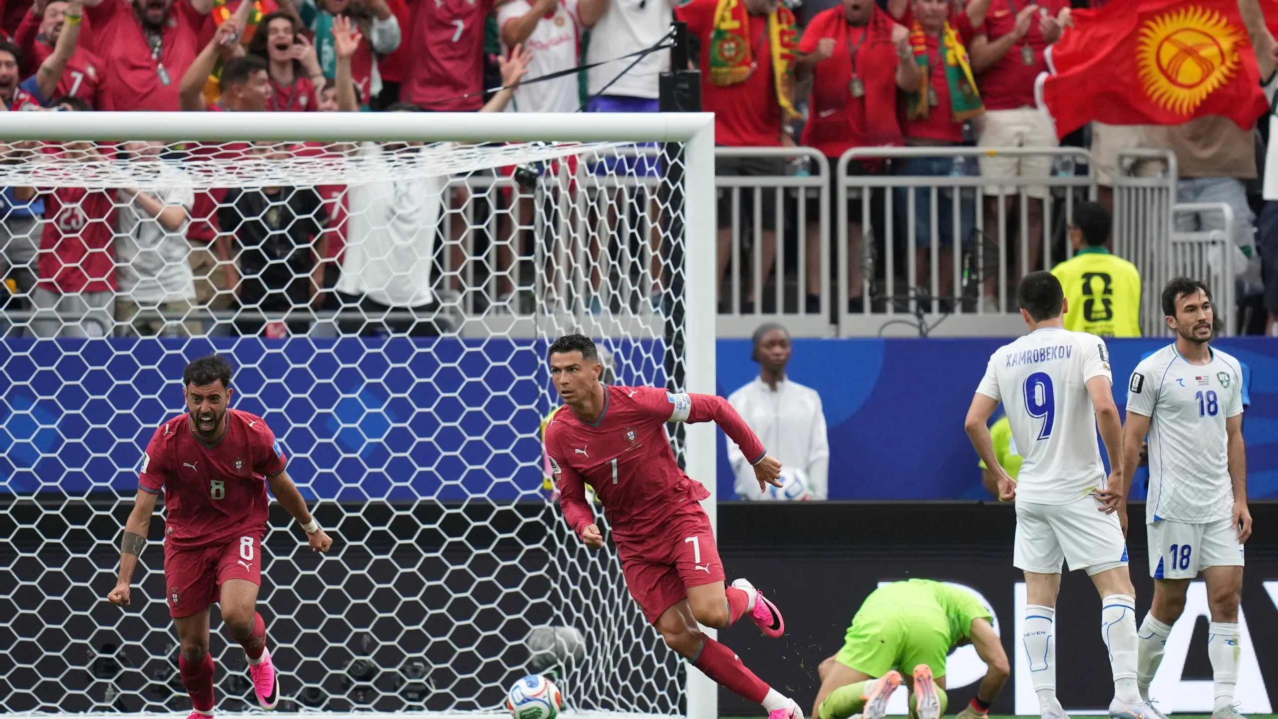Ronaldo in a World Cup game in 2026. Photo: Peter/Getty. © 2026