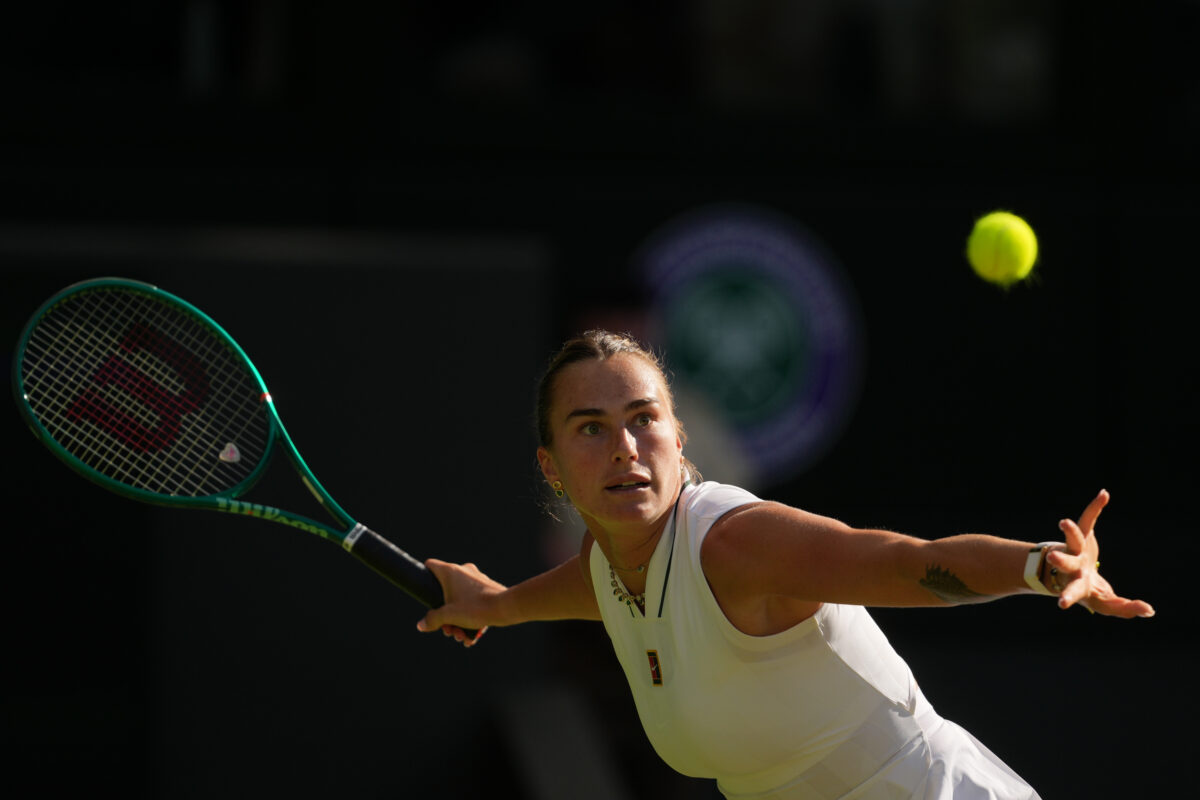 Sabalenka powers past Ostapenko to set up Wimbledon showdown with Osaka