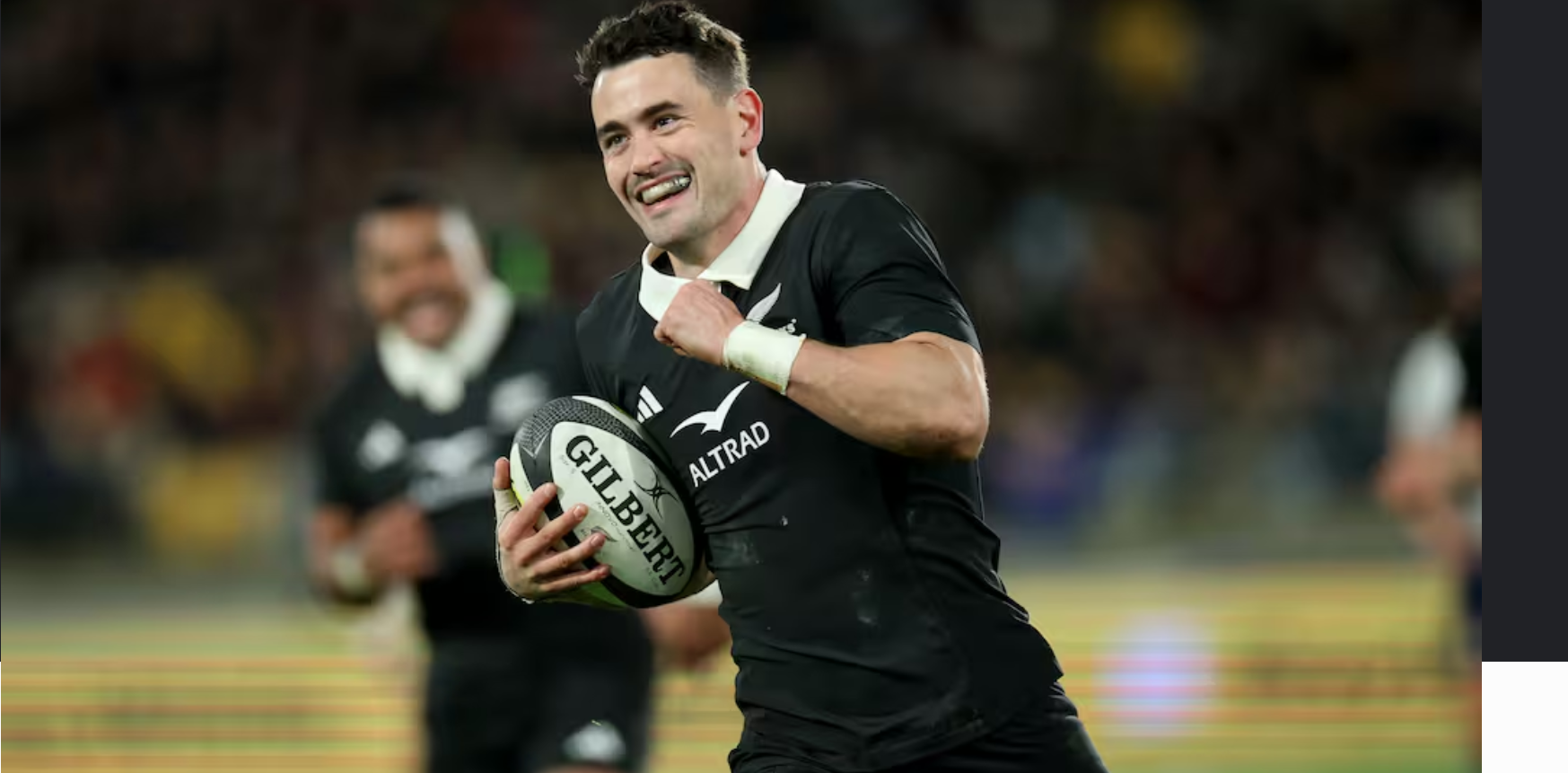 Will Jordan makes All Blacks history, ending a 19-year wait with record-breaking try