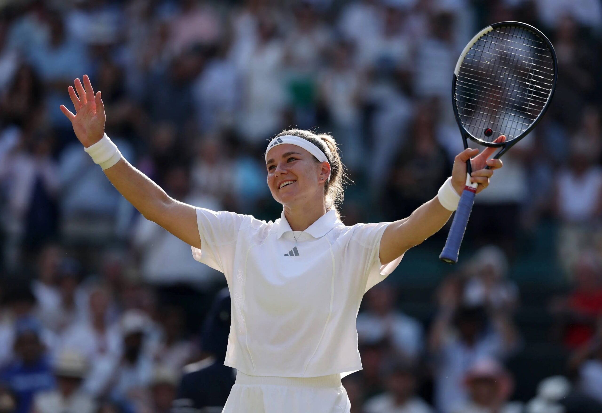Muchova saves match point to stun Gauff and reach first Wimbledon final