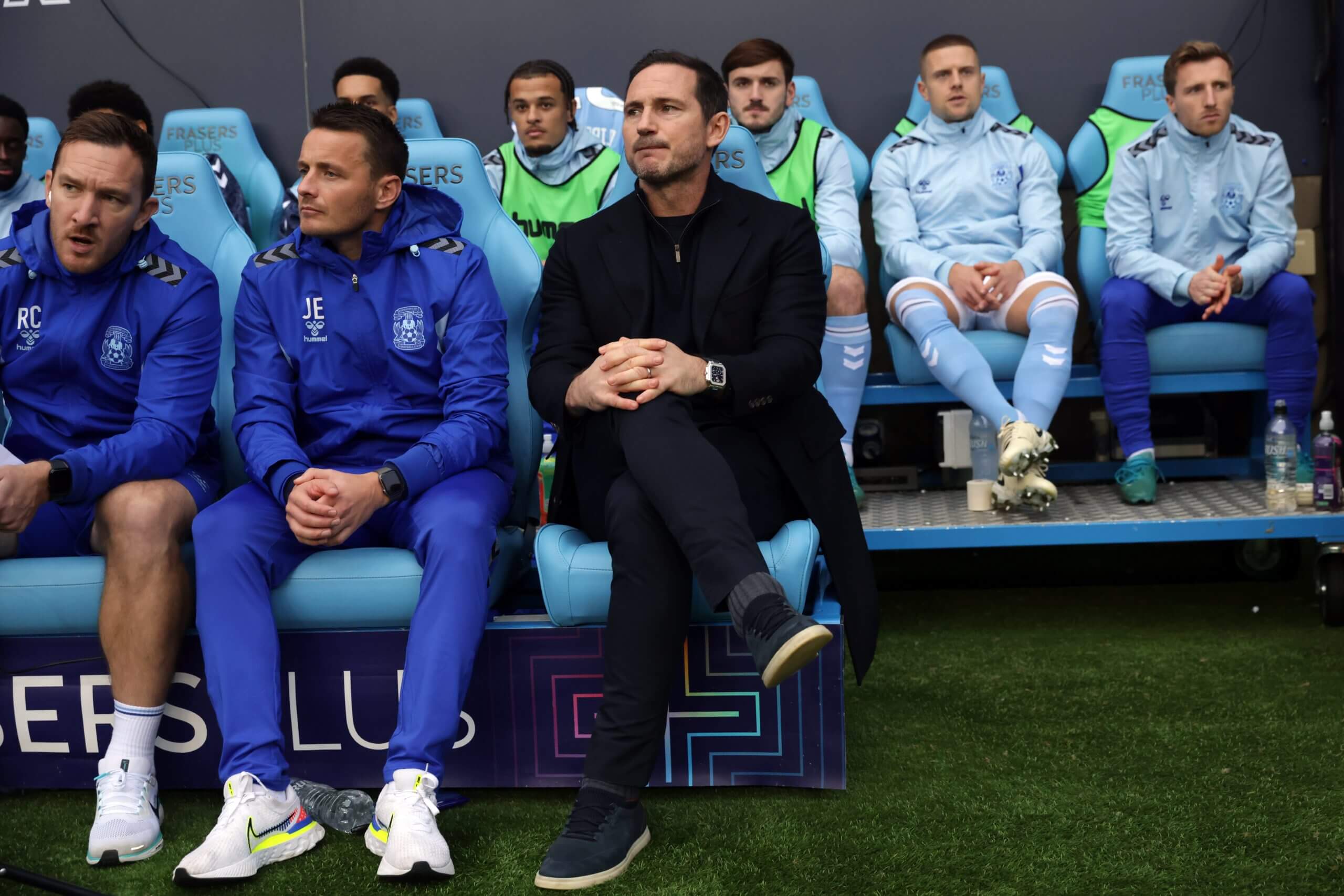 Frank Lampard's First game as Coventry manager, which ended as a 2-2 draw against Cardiff City in Coventry on November 30, 2024 at 10:36 PM. Photo: Reuters