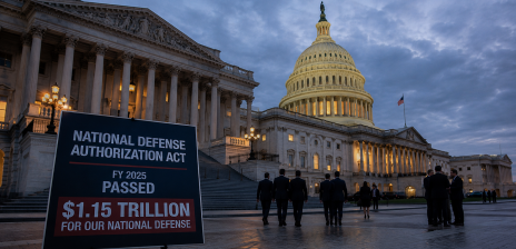 US house almost passes $1.15 trillion defense bill while in Iran war division