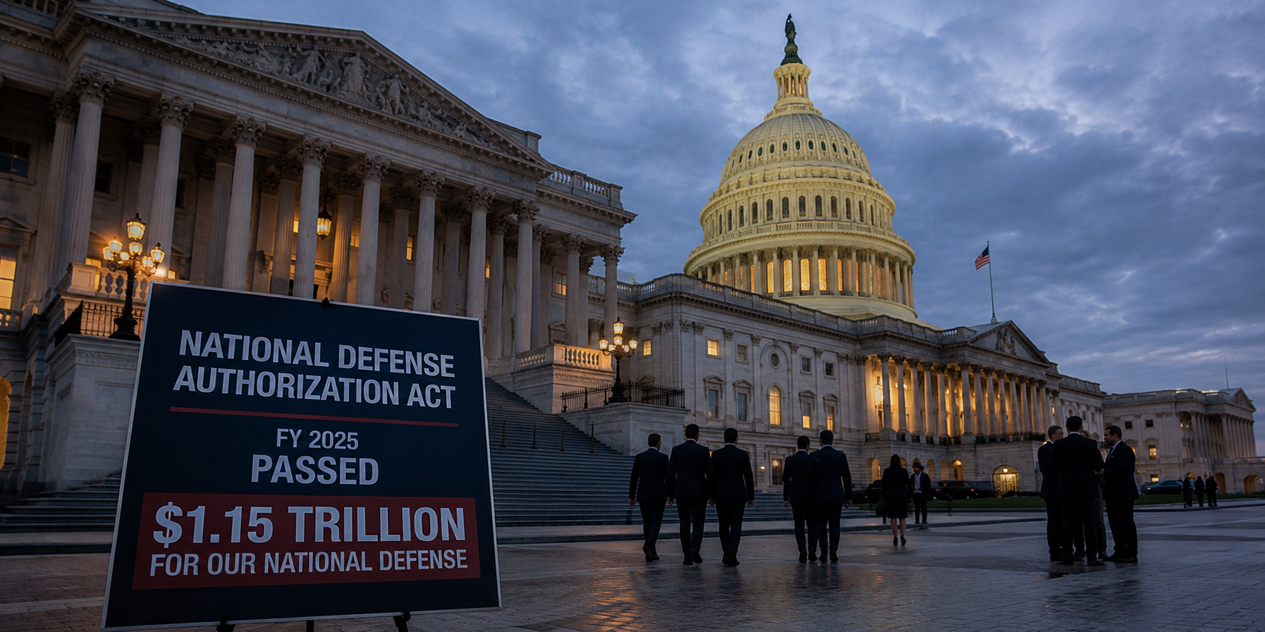 US house almost passes $1.15 trillion defense bill while in Iran war division