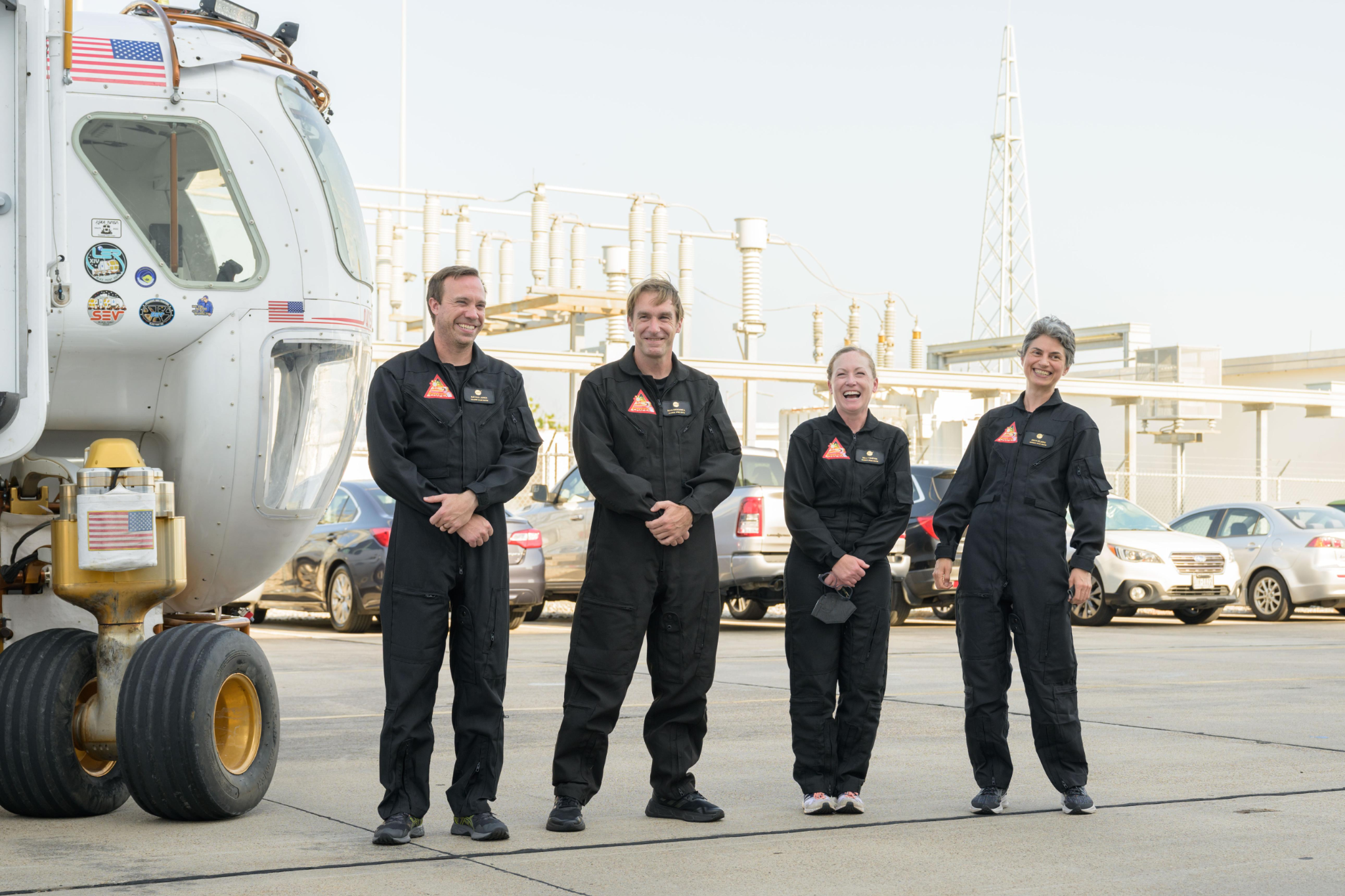 NASA personnel take a minute off their daily routine to pose for a photo in Florida on June 10, 2026 at 12:00 AM. Photo: NASA