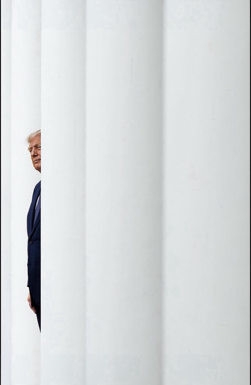 President Donald J. Trump posted a wordless image depicting an unidentified man at an undisclosed location on 07/26/2026.