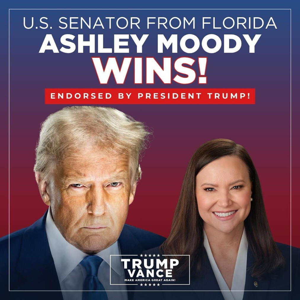 President Donald J. Trump posts a campaign graphic featuring U.S.