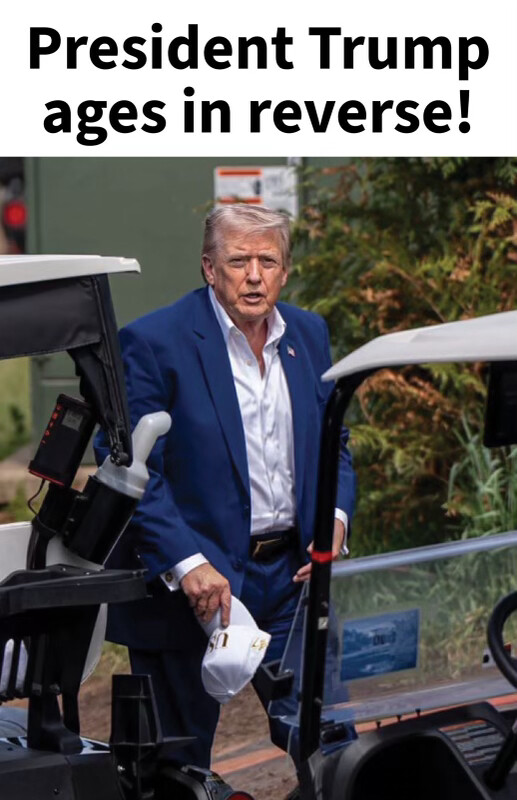President Donald J. Trump posed in an outdoor setting on 08/01/2026.