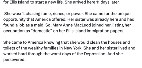 Trump Shares Glenn Beck’s Tribute to His Immigrant Mother Mary Anne MacLeod