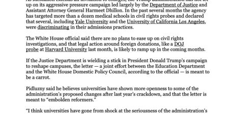 Trump Amplifies McMahon Call for US Colleges to Pledge Reforms by End of 2026