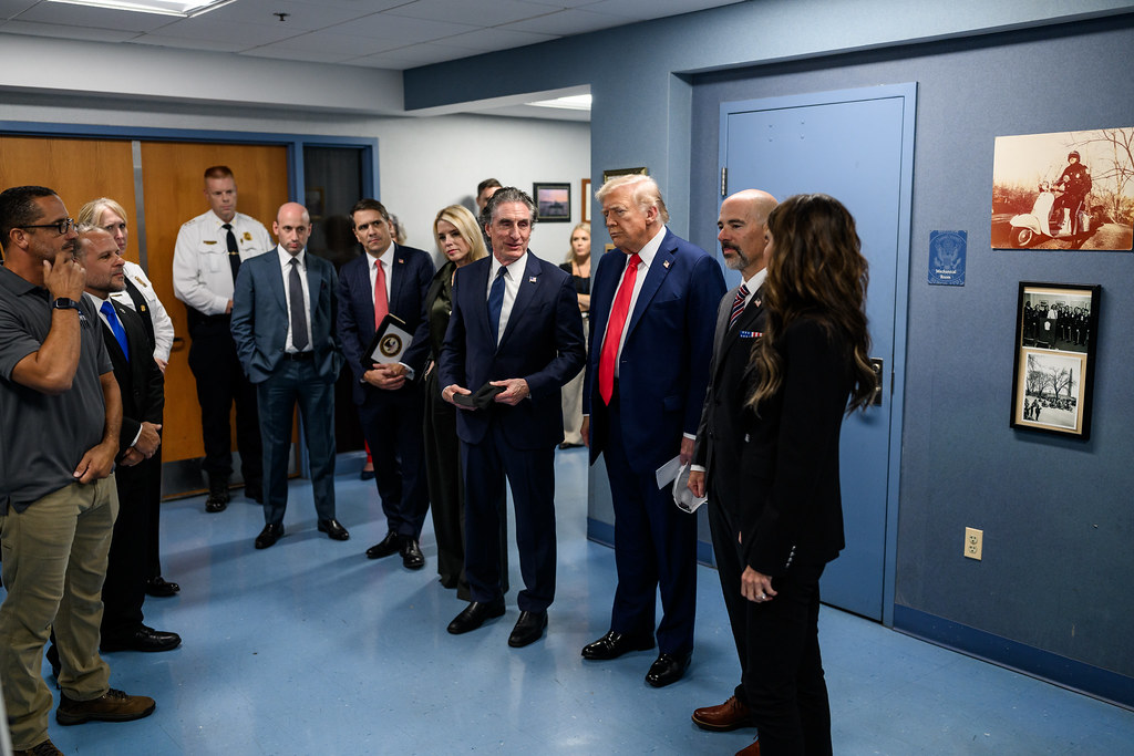 President Donald J. Trump shared a report at WASHINGTON D.C.