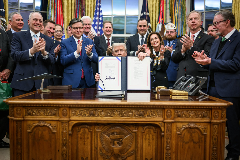 President Donald J. Trump posted about a declassified memo at WASHINGTON D.C.