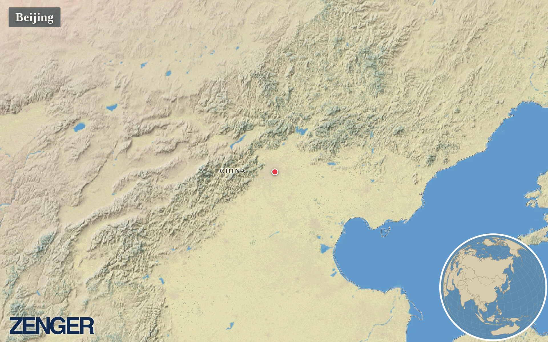 Protomaps / Natural Earth - Beijing