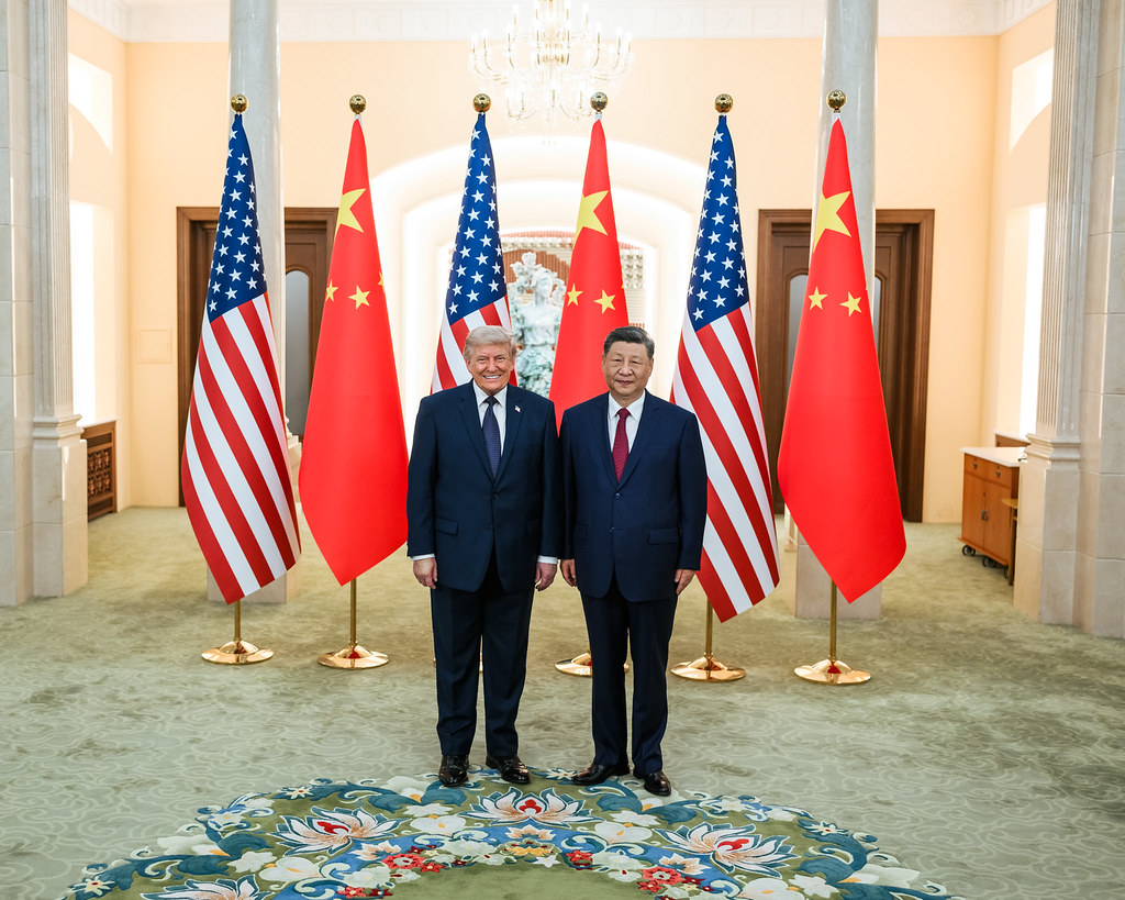 President Donald J. Trump posed at Washington D.C.