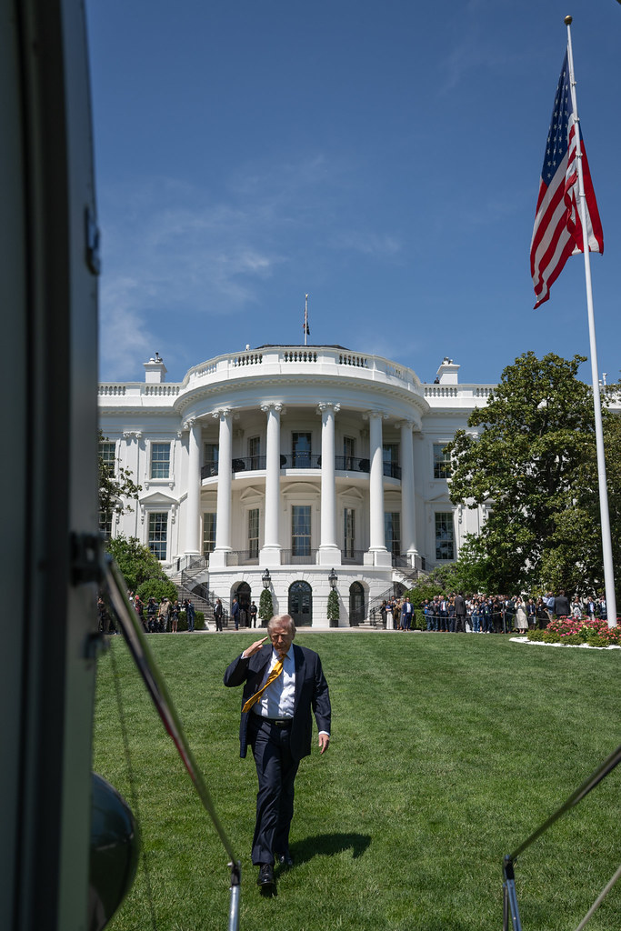 47th President of the United States Donald J. Trump posed at WASHINGTON D.C.