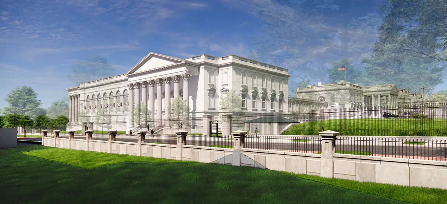 Trump calls new White House ballroom a gift funded without taxpayer money