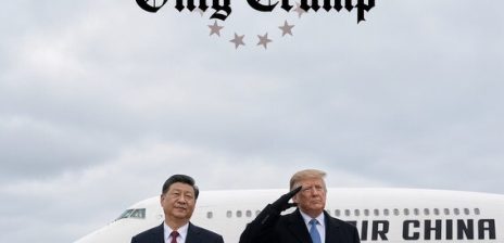 Trump Posts “Only Trump” Meme Featuring Air China Jet and Saluting Figure