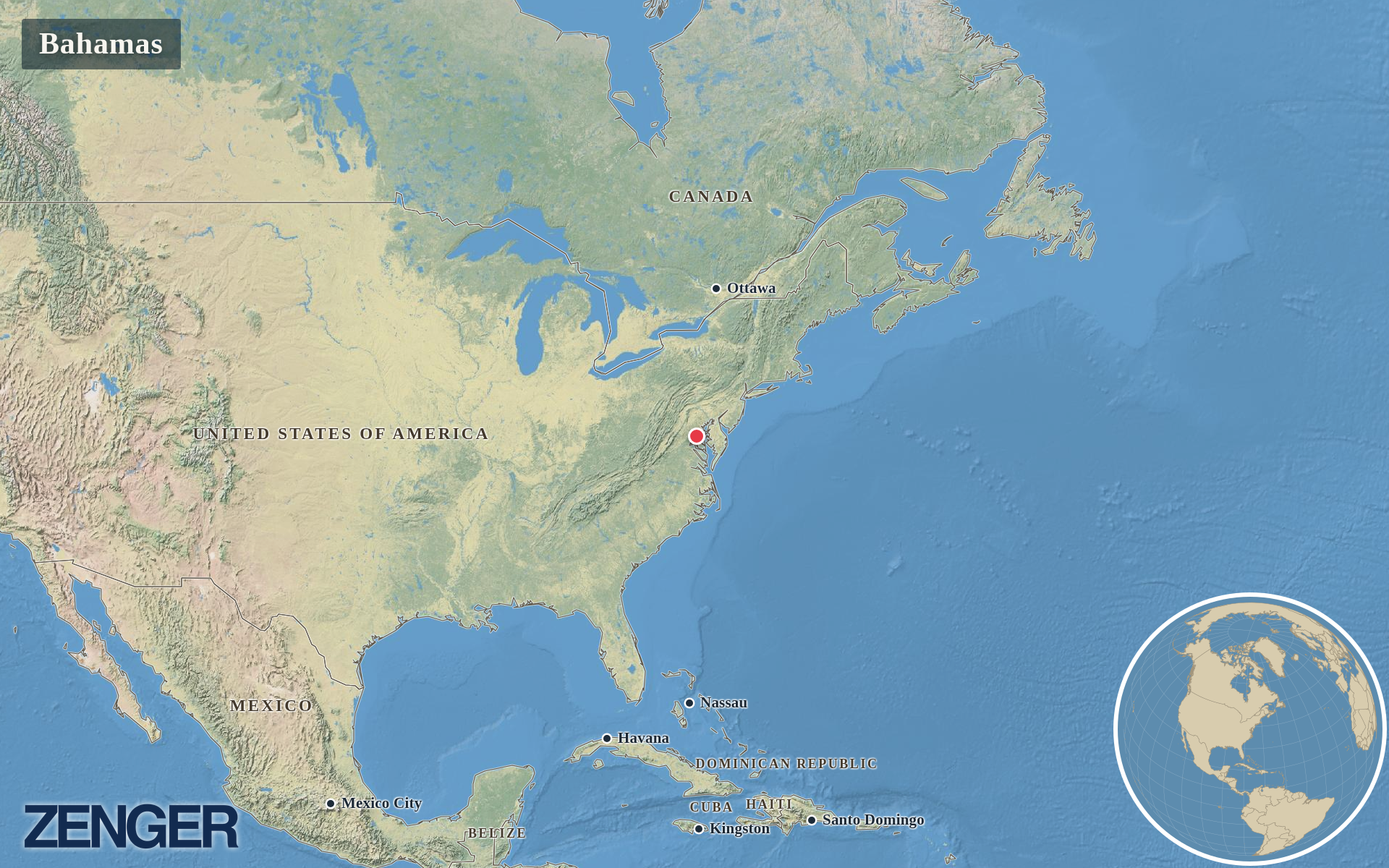 Protomaps / Natural Earth - Bahamas