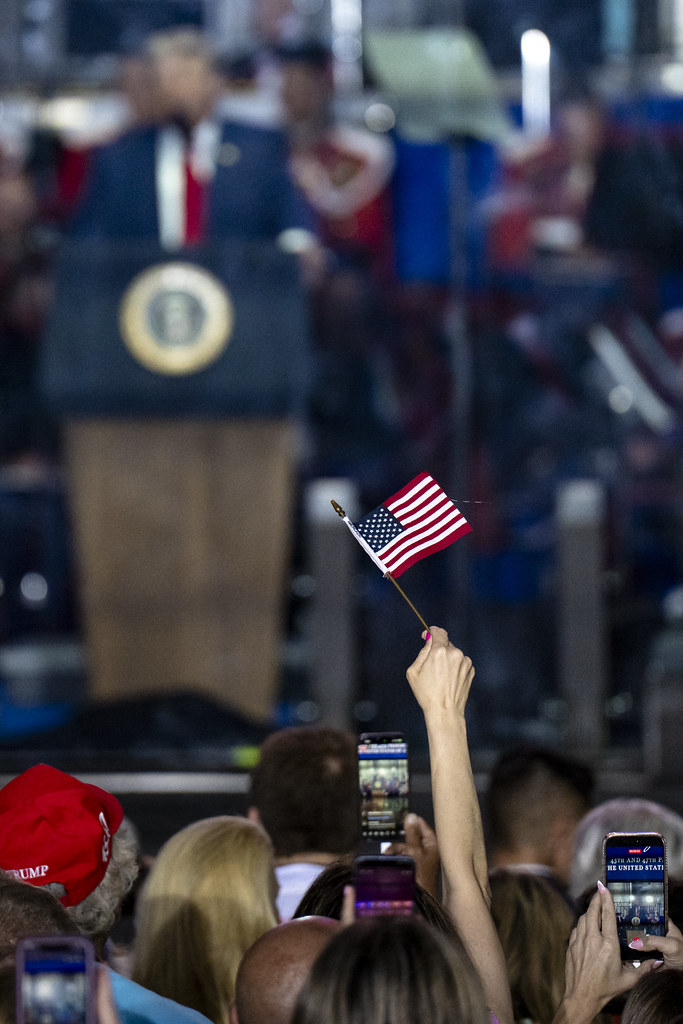 President Donald J. Trump warned he could be the "last Republican President" at Washington D.C.