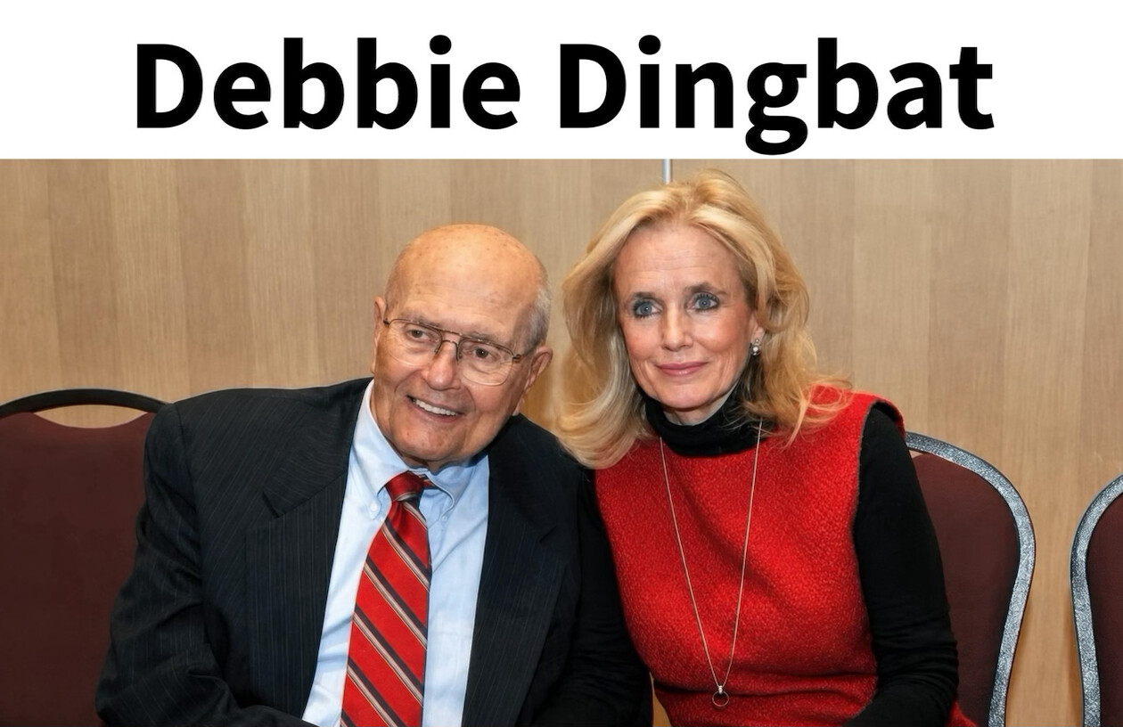 An edited graphic featuring former Rep. John David Dingell Jr.