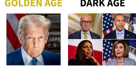 Trump Posts Graphic Contrasting “Golden Age” With “Dark Age”