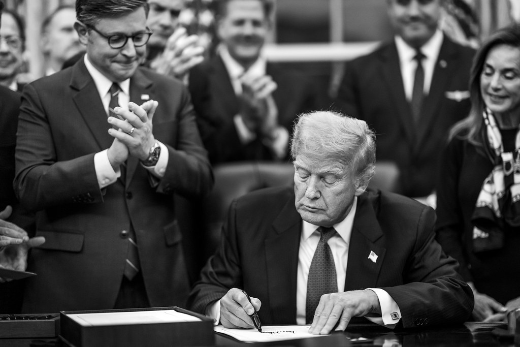 47th President of the United States Donald J. Trump endorsed four Republican candidates at Washington D.C.