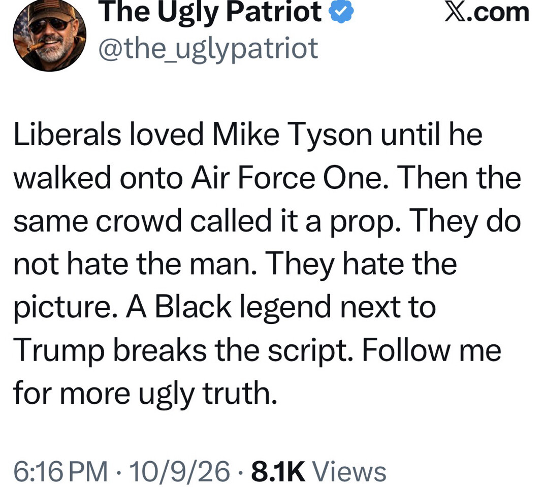 President Donald J. Trump shared a screenshot of a social media post on Truth Social on 10/10/2026.
