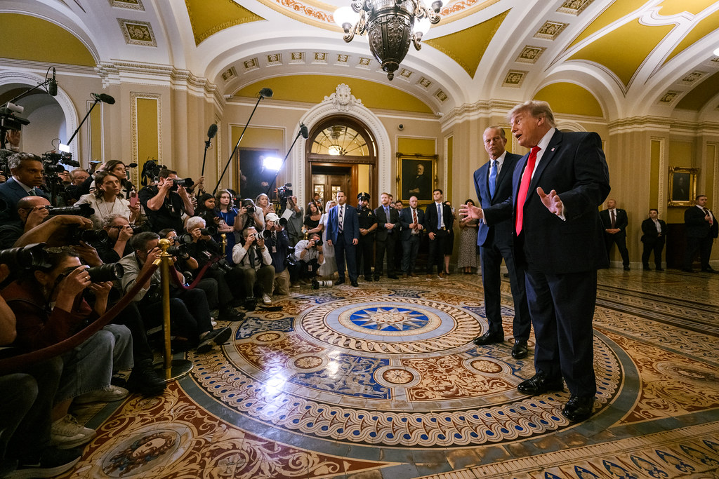 President Donald J. Trump comments in WASHINGTON D.C.