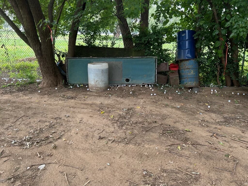A neglected golf driving range is pictured at an undisclosed location on 10/20/2026. President Donald J.