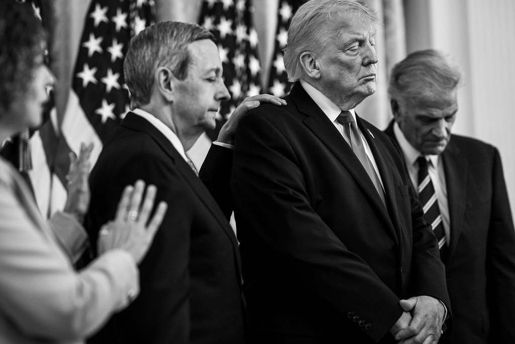 President Donald J. Trump shares a post at WASHINGTON D.C.