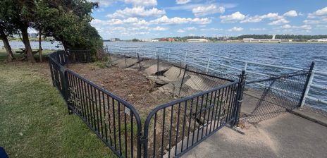 Trump Shares Photos of Waterfront Damage and Flooding