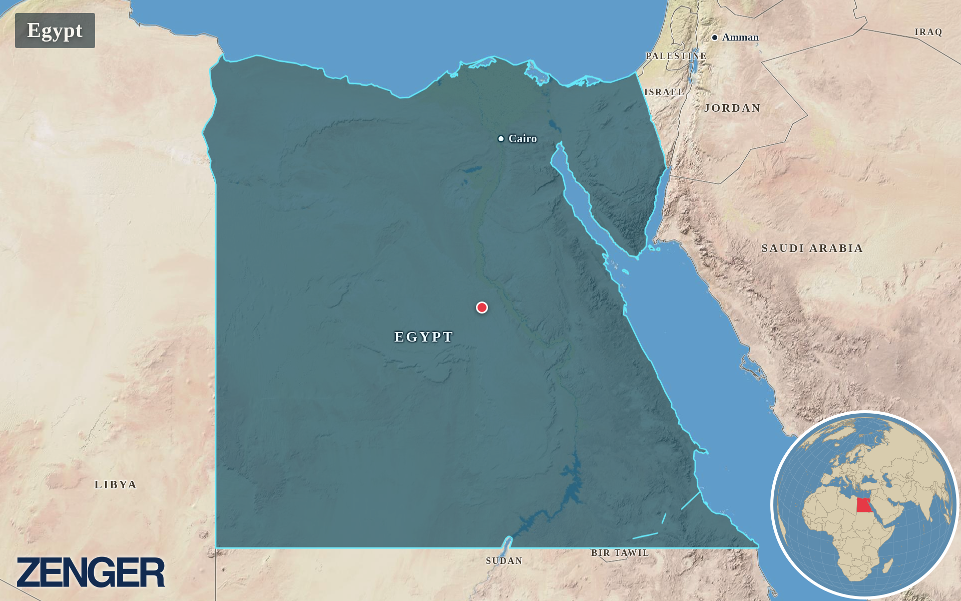 Protomaps / Natural Earth - Egypt