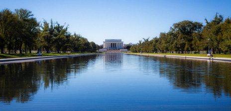 Trump Says Reflecting Pool Is 85% Full After Months of Repairs