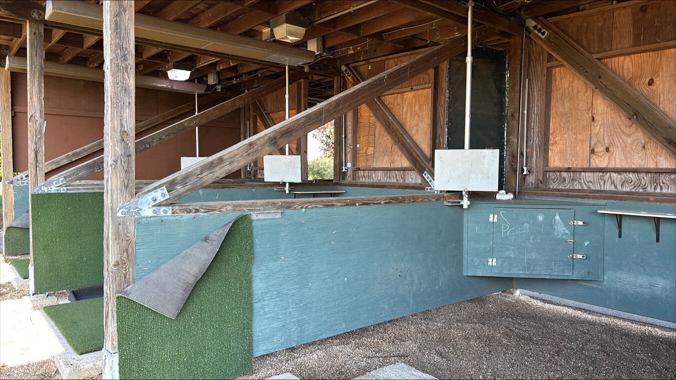 A deteriorating wooden structure is pictured at an undisclosed location on 10/28/2026. President Donald J.