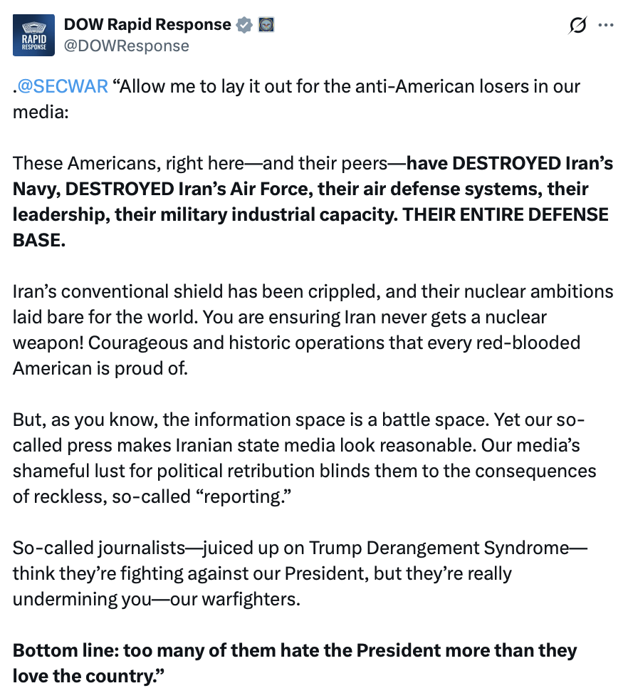 President Donald J. Trump shared a social media post on Truth Social on 10/02/2026.