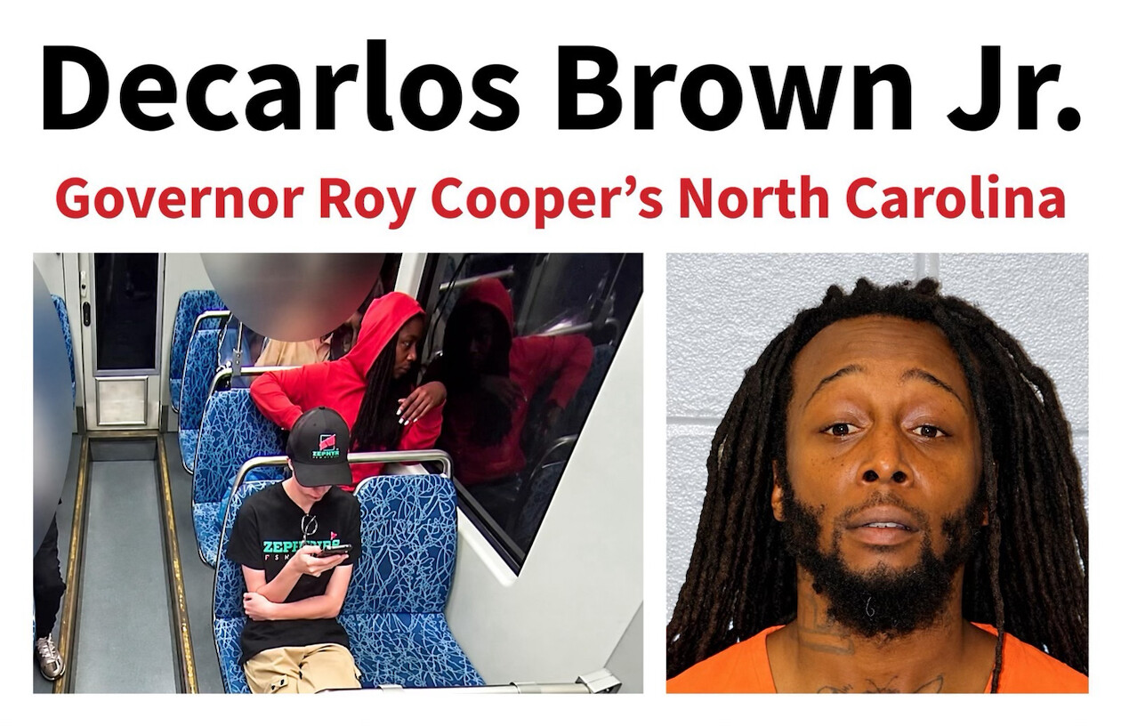 Trump Posts Graphic Linking Charlotte Transit Killing Suspect to Former North Carolina Governor